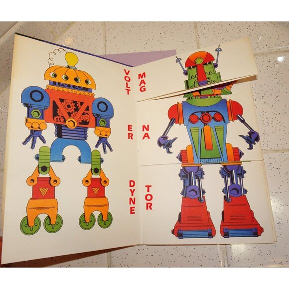Vintage American Greetings Robot Super Boy Birthday Card build your own - Picture 2 of 10